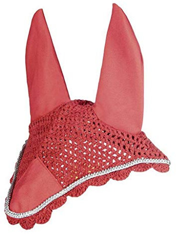 HKM 33873271 Fliegenhaube, M, dunkelrot/silber