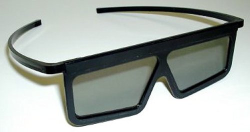 10 Piezas pasivas Gafas 3D polarizadas, Circulares 0 Grados, plástico Negro, no Plegable, Tipo Theme-Park