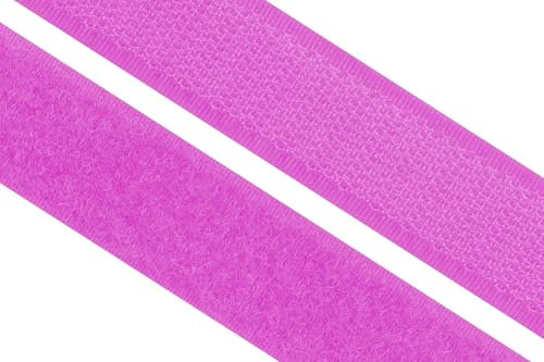 dalipo 17003 - Klettband zum annähen, 20mm, pink
