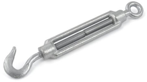 1 pc/s galvanised Steel turnbuckle M12 Rope tensioner Screw Eye – Hook