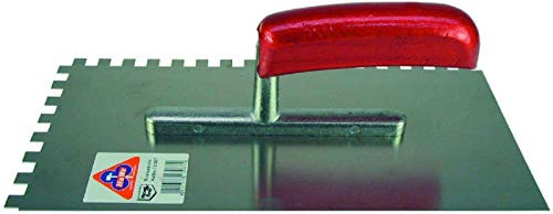 HaWe 13.047 Glättekelle mit Zahnung 4x4x4 mm