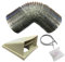 SIA D3 Universal Kitchen Cooker Hood Extractor Fan Ducting Vent Kit 125mm x 3m