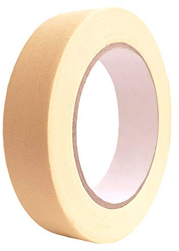 IMBALLAGGI 2000 - Nastro Adesivo Carta per Imbianchino e Mascheratura, Resistente fino a 40 Gradi, Nastro Adesivo per imballaggio pacchi (25mmx50m, 72 rotoli)