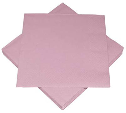 Birsppy 20 Servietten Uni rosa