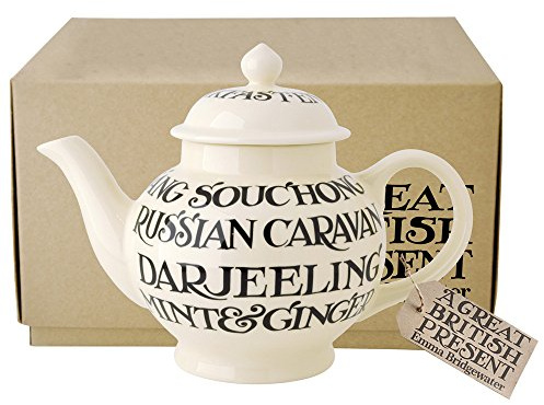 Emma Bridgewater All Over Black Toast 4 person Teapot