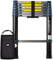 WORHAN® 2m TELESKOPLEITER ALULEITER ANLEGELEITER ALULEITER ALU TELESKOP LEITER MULTIFUNKTIONS LEITER 200cm 1K2C+bag