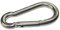KAMERO 10 Stück Edelstahl V4A, Karabinerhaken 4x40mm, rostfrei, Karabiner, Schnapper