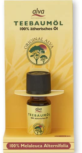 alva Naturkosmetik® - Teebaumöl 20 ml - 100% - Ätherisches Öl - Melaleuca Alternifolia - aus kontrolliertem Wildwuchs und Anbau