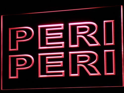 ADVPRO i636-r PERI PERI Sauces Barlicht Neonlicht Lichtwerbung Light Sign Barlicht Neonlicht Lichtwerbung