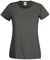 Fruit of the Loom women's value weight t-shirt, lady-fit - Grey - Large