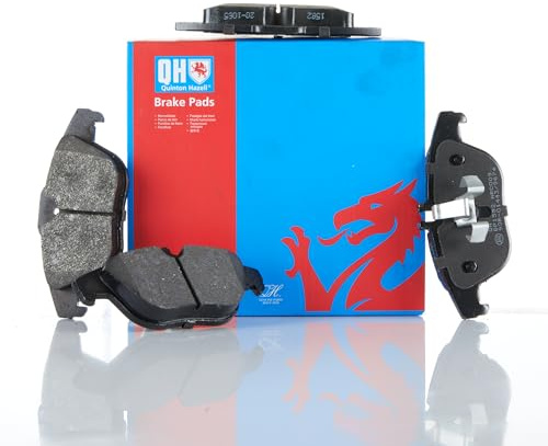 Quinton Hazell Brake Pad Set - 4 OEM Quality Direct Fit Replacement Brake Pads for Single Axle - Front, Rear - BP1582