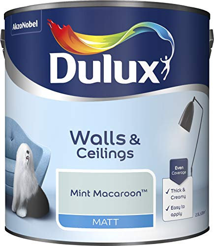 Dulux Paints 2.5 Litre Ready Mixed Matt Mint Macaroon