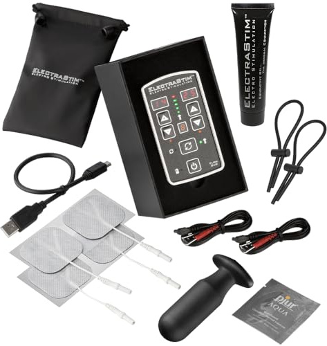 ElectraStim Flick Duo Stimulation Multi Pack Black/Silver OS