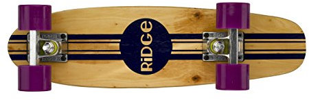 Ridge Retro Skateboard Mini Cruiser, lila, 22 Zoll, WPB-22