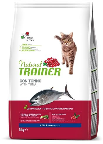 Natural Trainer Trockenfutter für Erwachsene mit Thunfisch, 3 kg