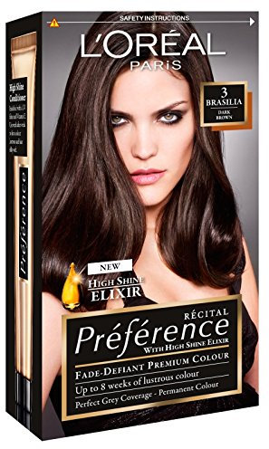 L 'Oreal Erwägung Vorlieben Haar Farbe Brasilia dunkelbraun 3