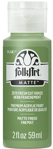 FolkArt Acrylic Paint in Assorted Colors (2 oz), 2579, Fresh Cut Grass