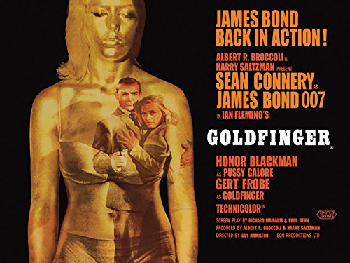 Pyramid James Bond Goldfinger - Projection, 60 x 80 cm, Leinwanddruck, Mehrfarbig