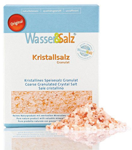 Kristallsalz Granulat im 2er Pack Original Wasser & Salz AG aus der 'salt range Pakistan'