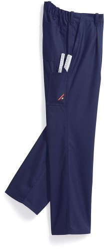 BP Cotton Plus 1469-720-10 Arbeitshose - Stoffhosenträger mit Gummieinsatz - Taschen für Knieschoner - Reine Baumwolle - Normale Passform - Größe: 58 - Farbe: dunkelblau