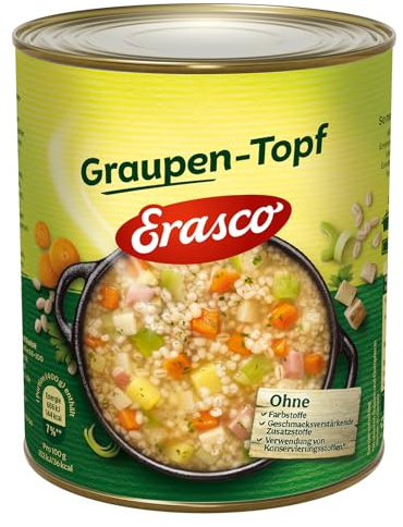 Erasco Graupen-Topf, 3er Pack (3 x 800 g Dose)