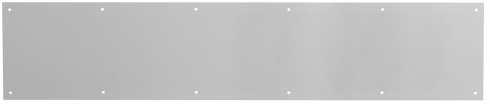Prime-Line Products J 4702 Door Kick Plate, 1/32-inch x 34-Inch x 6-Inch, Satin Aluminum