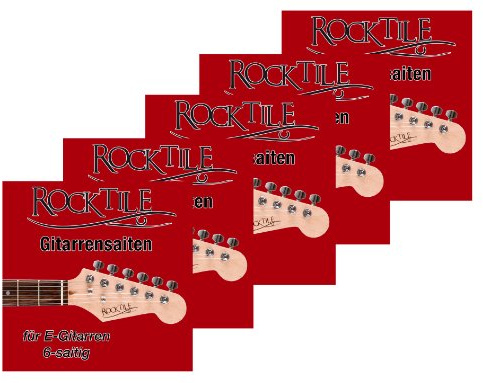 Rocktile E-Gitarren-Saiten 5er Pack