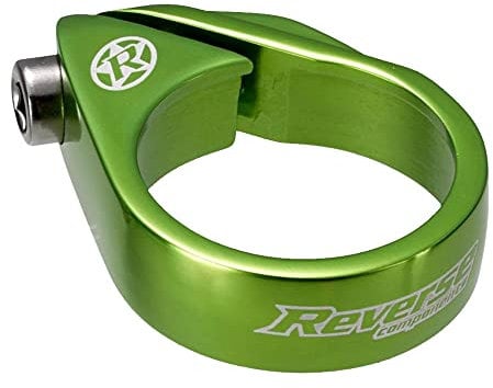 Reverse Bolt Seat Post Clamp 34.9 mm Green
