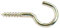Merriway BH01600 Gancio per Tende, Bianco, Set di 200 Pezzi