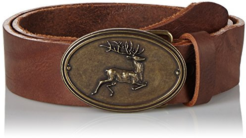 Werner Trachten Unisex - Erwachsene Trachten Gürtel 03878, Gr. 125 cm, Braun (Braun 560)