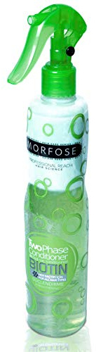 Morfose Two-Phase Biotin Hair Conditioner 3 pack x 400ml - Formal Leave-In Conditioner Spray for Detangling, Shine & Split End Removal - Perfect with Keratin Leave-In Conditioner (Biotin)