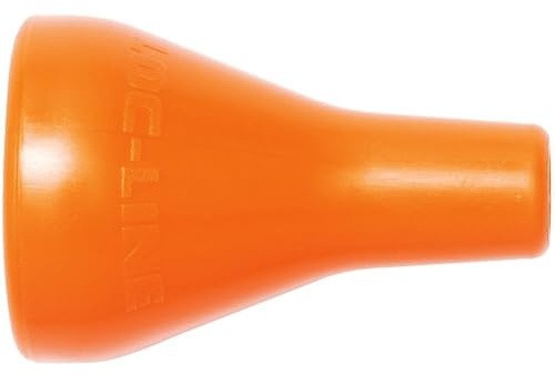 Loc-Line - 51806 Kühlmittelschlauch-Komponente, orangefarbenes Acetal-Copolymer, runde Düse, 1/4 Zoll Durchmesser, 1/2 Zoll Schlauch-ID (4 Stück)