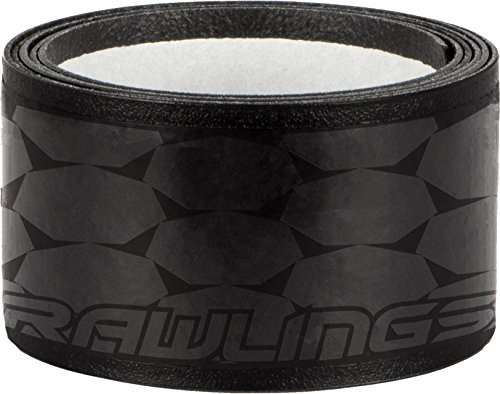 Rawlings 1.00mm / 1.80mm / 2.75mm Bat Grip | Baseball/Softball | Multiple Colors Schlägergriff, 1,00 mm, Mitternachtsschwarz, Schwarz | Mittlere Dicke, Medium Thickness | All