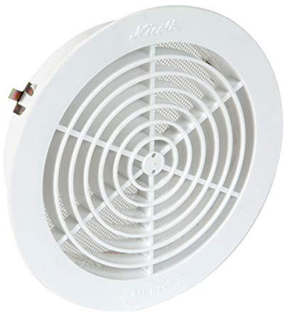 Nicoll 1gatm160 - Rejilla de ventilación interior, simple, para tubo