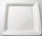 MOZAIK 20 White Plastic Square Plates 23cm