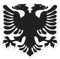 Aufkleber / Autoaufkleber / Sticker / Decal Albanian National Flag Bumper Sticker eagle 127mmx127mm