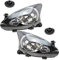 BESTPRICE 2x Hauptscheinwerfer vorne links + rechts H4 Frontscheinwerfer ohne Stellmotor, Kompatibel mit TOYOTA AYGO (_B1_)