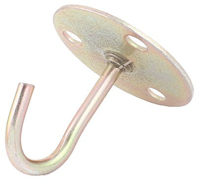 sourcing map Sac boxe Plaque fixation pivotant lustre crochet fixation plafond