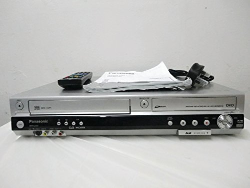 Panasonic DMR-EZ45V DVD/VHS Combi with Freeview Tuner, HDMI with 720p/1080i upscaling, SD Card slot for Jpeg playback