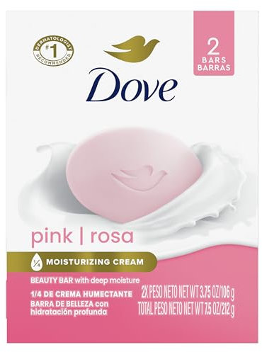 Dove Beauty Bar, Pink 4 oz, 2 Bar by Dove