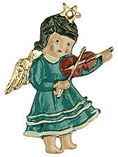 Zinnfigur Engel mit Geige