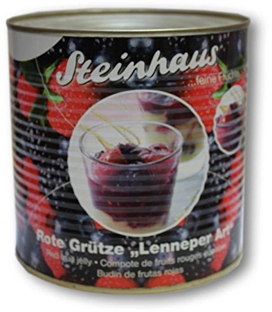 Steinhaus Rote Grütze Lenneper Art feine Früchte in der Dose 2650ml