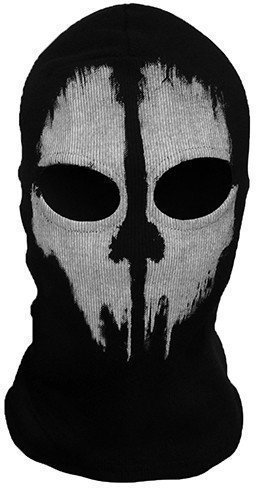 Takashi 2 Loch Sturmhaube Geist Schädel Gesichtsmaske Fahrrad Motorrad Helm Kapuze Ski Sport Hals Gesichtsmaske Halloween Horror Ski Motorrad Biker Schal Skull Gesichtsmaske