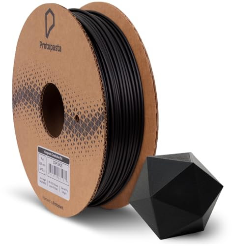 Protopasta Elektrisch leitfähiges PLA 3D-Drucker-Filament 2,85 mm 500 g PLA-Filament; 3D-Druck-Filament auf recycelbarer Kartonspule für 3D-Drucker wie Creality Ender, ANYCUBIC, FlashForge