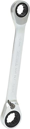 KS Tools 503.4574 GEARplus Doppel-Ratschenringschlüssel umschaltbar 10x13mm