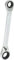 KS Tools 503.4574 GEARplus Doppel-Ratschenringschlüssel umschaltbar 10x13mm