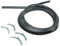 Spares2go 4 lati in gomma guarnizione della porta per Candy Forno/Fornello (196cm e angoli arrotondati Clips)