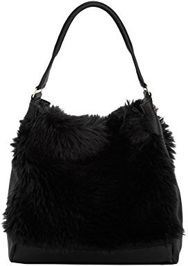 Comma (Shoes) 83.511.94.9522 Damen Henkeltaschen 30x35x10 cm (B x H x T), Schwarz (black 9999)
