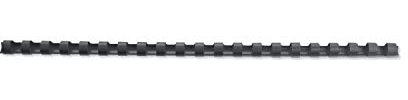 Gbc Lot de 100 Baguettes de reliure plastique ComBind, A4, 14 mm, noir 334765