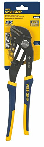 IRWIN Tools Vise-Grip GrooveLock Pliers, Straight Jaw, 12-inch (4935098)